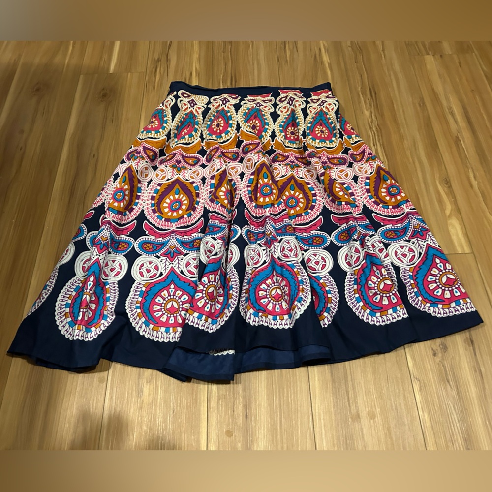 Studio West Multicolor Patterned Abstract A-Line … - image 1